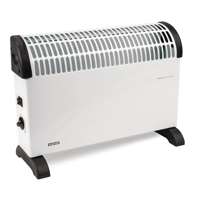 Status Convector Heater 2000 Watts (3 Heat Setting . Adjustable Thermostat . Overheat Protection . Portable ) Status Convector Heater 2000 Watts (3 Heat Setting . Adjustable Thermostat . Overheat Protection . Portable )
